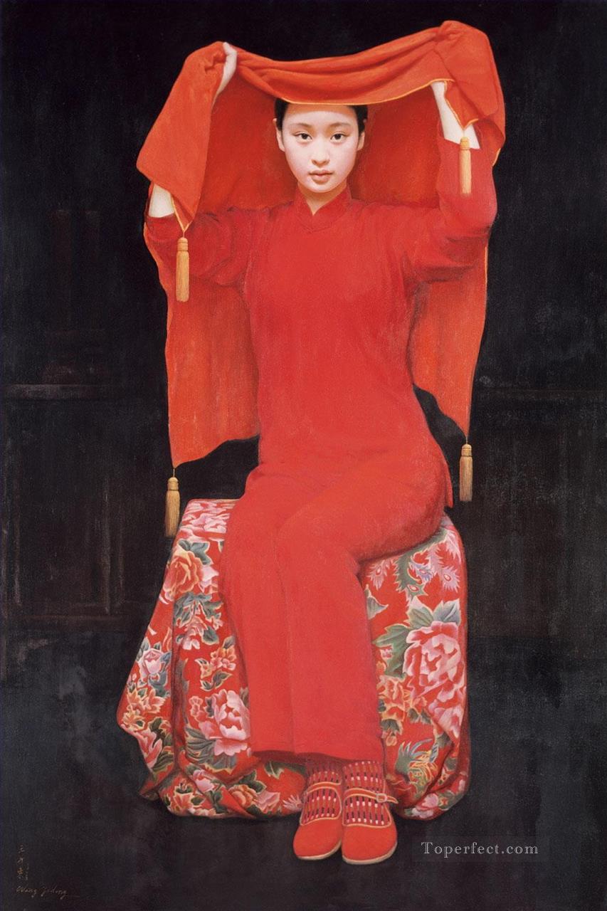 花嫁 2005 WYD 中国の女の子油絵
